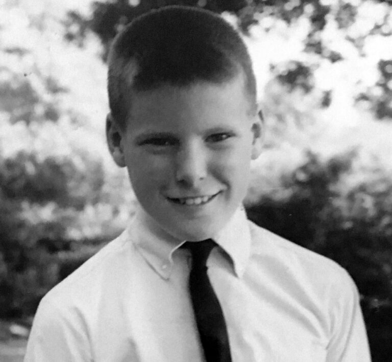 Christopher Reeve as a child